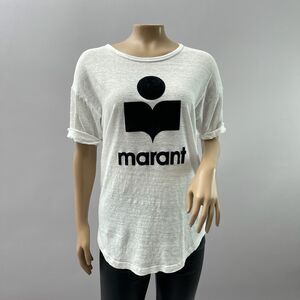 Isabel Marant White Tee with Black Logo
